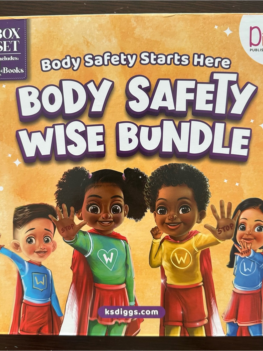 Body Safety Wise Bundle Children's Book - Orange Cover